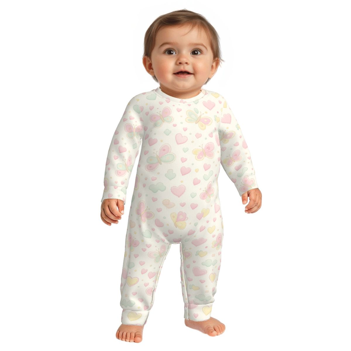 Motyle Serca — Baby bodysuit