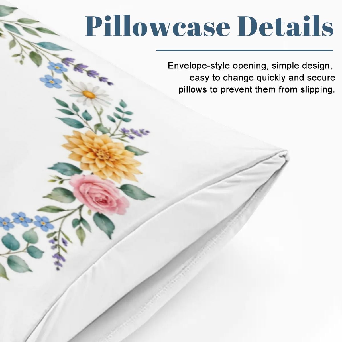 Twin Duvet Cover Set 68"x86" breathe – view 4