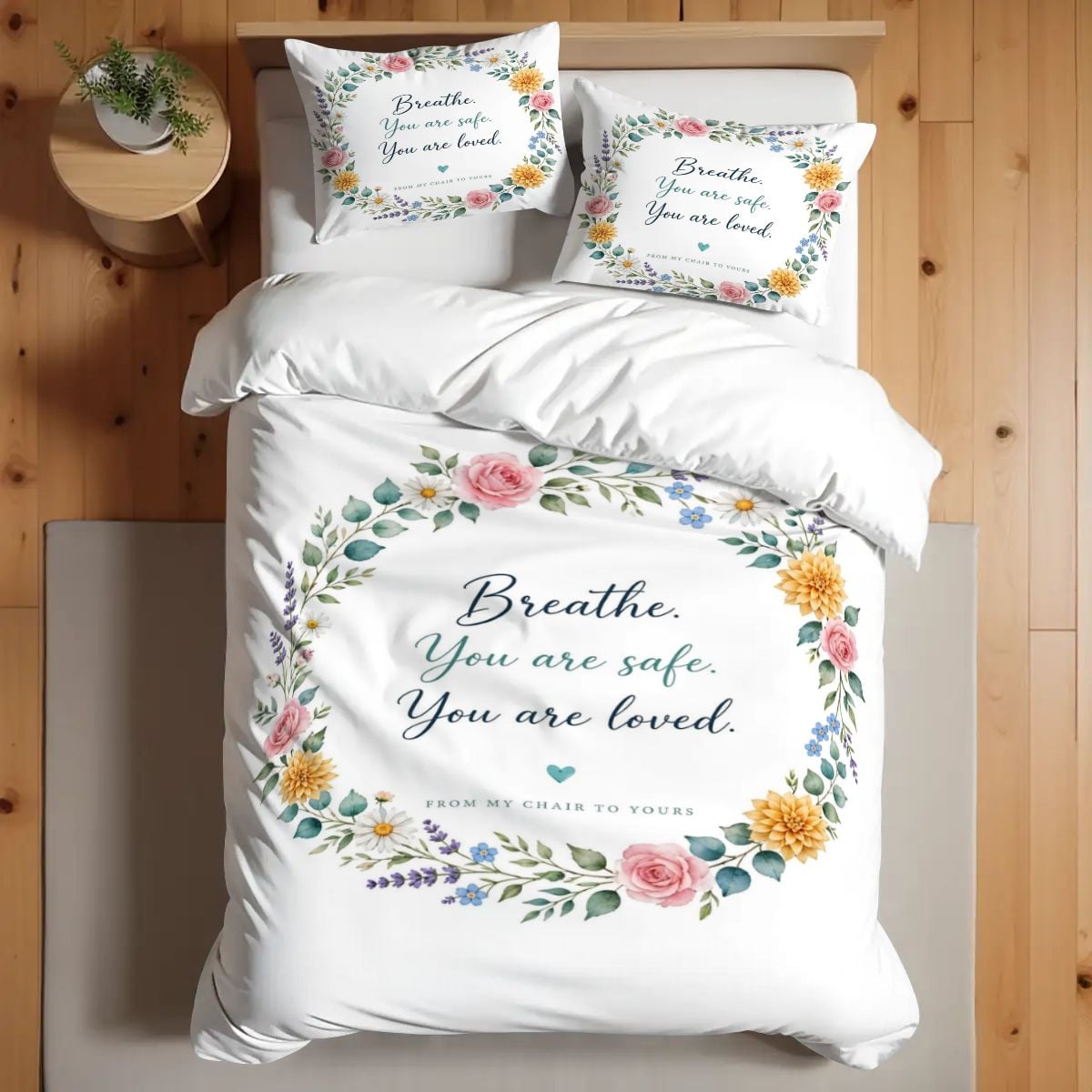 Twin Duvet Cover Set 68"x86" breathe