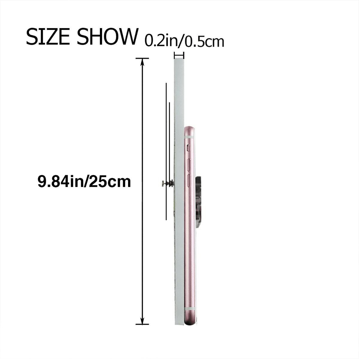 PVC Wall Clock without Numbers Scales with Stand (Made in USA) "breathe collection" – view 5