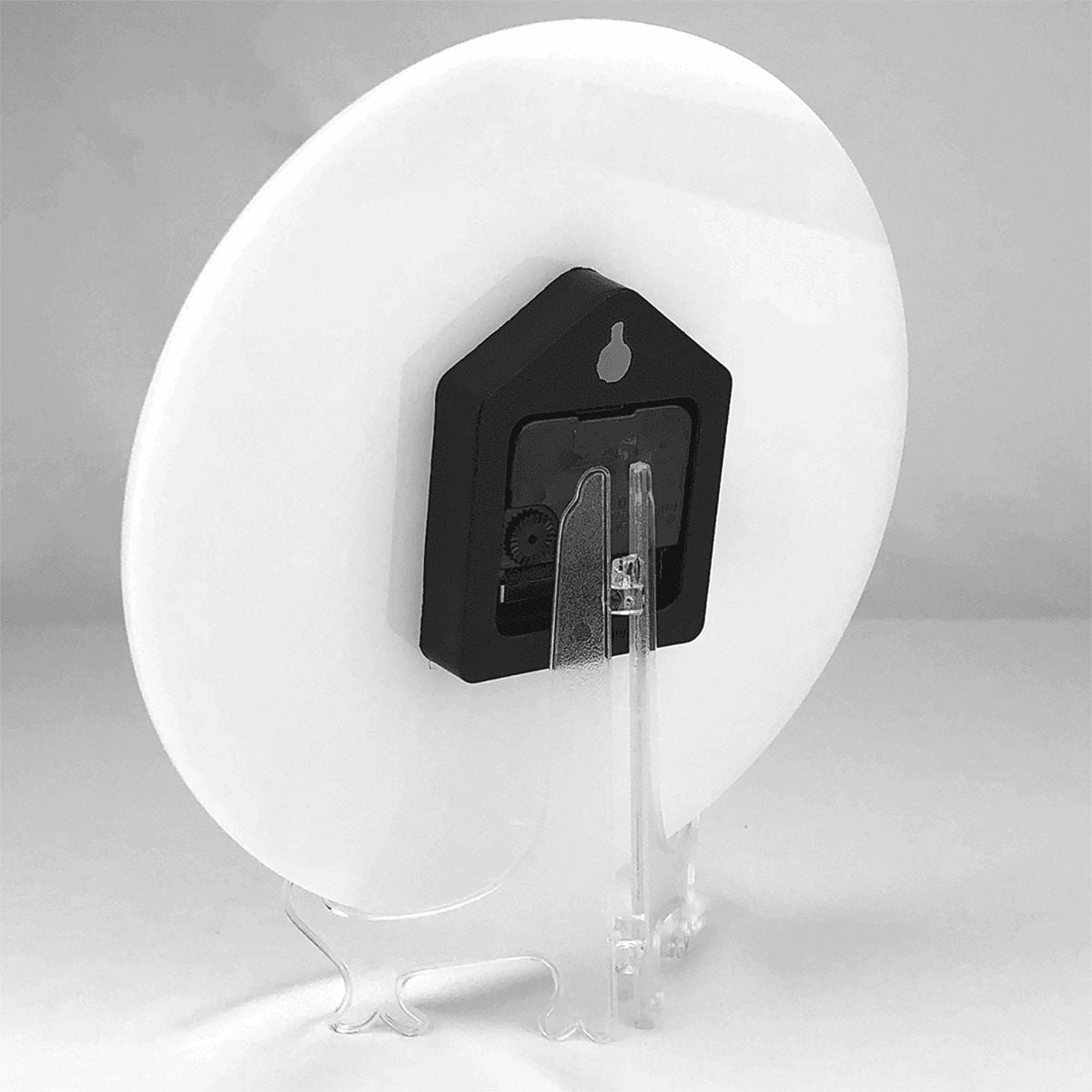 PVC Wall Clock without Numbers Scales with Stand (Made in USA) "breathe collection" – view 6