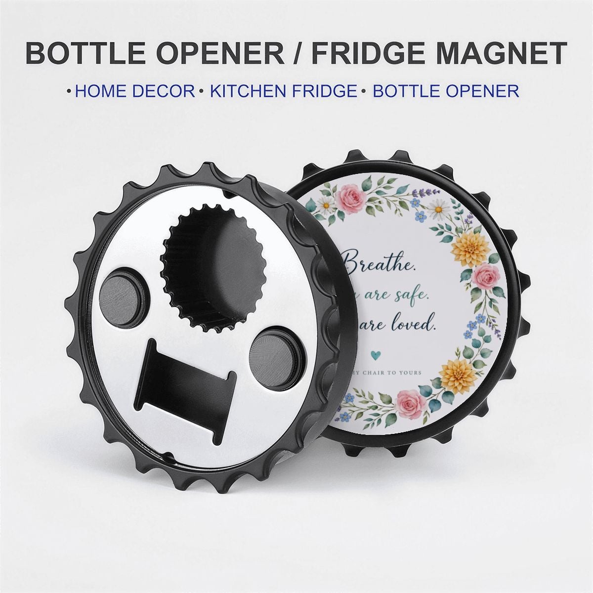 Magnetic Bottle Opener for Fridge Decor – view 6