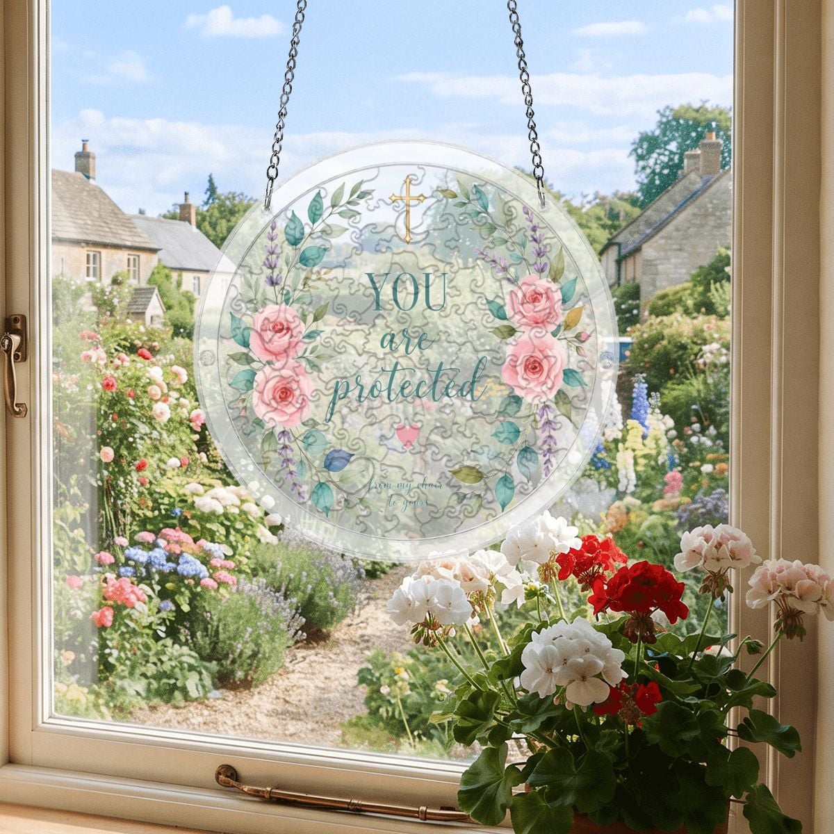 Acrylic Puzzle Suncatcher (Made in USA) – view 8