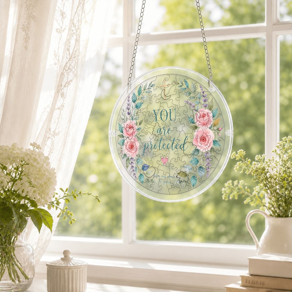 Acrylic Puzzle Suncatcher (Made in USA) – view 3