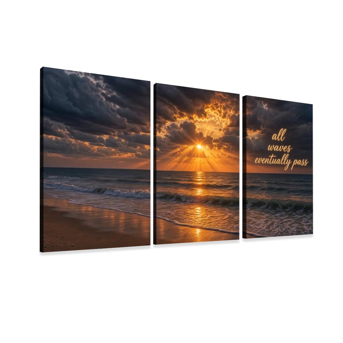 3 Panels Canvas Prints Wall Art (Set F) – view 4