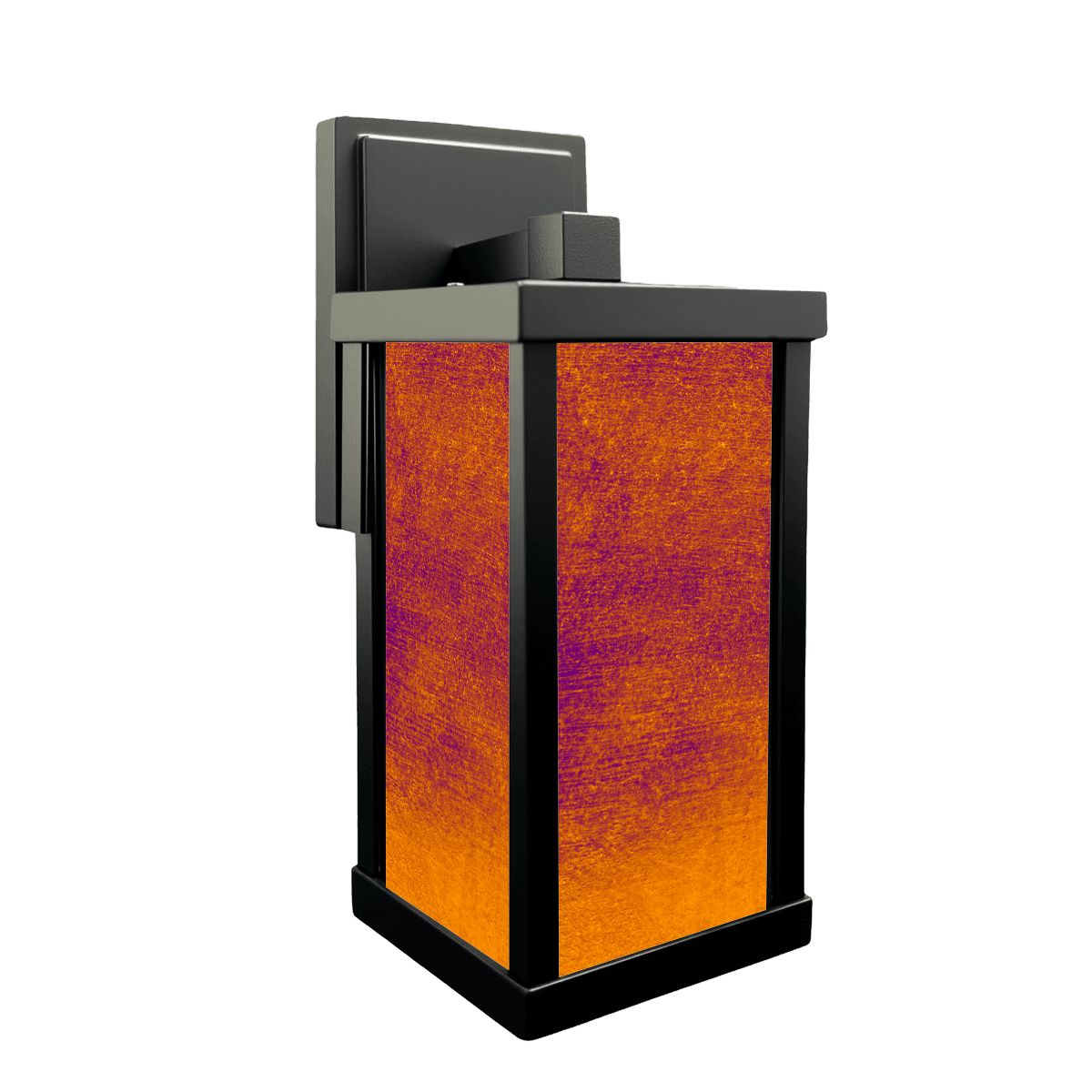 Wall Sconce Outdoor Lighting in Red Clay Ombre, Light Fixture for